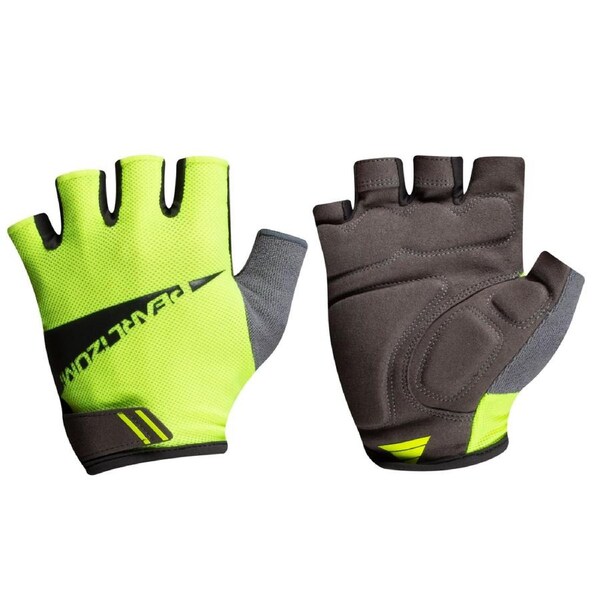 PEARL IZUMI SELECT Mens Half Finger Cycling Gloves - Screaming Yellow Size M