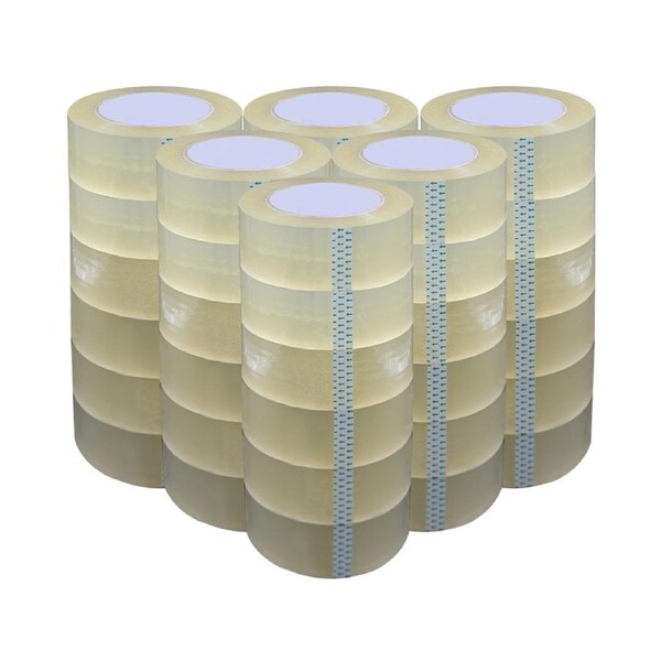 OZNALA Packing Tape 36 Rolls Packaging Boxes Cartons Clear Sticky Sealing Tape 48mm 75M
