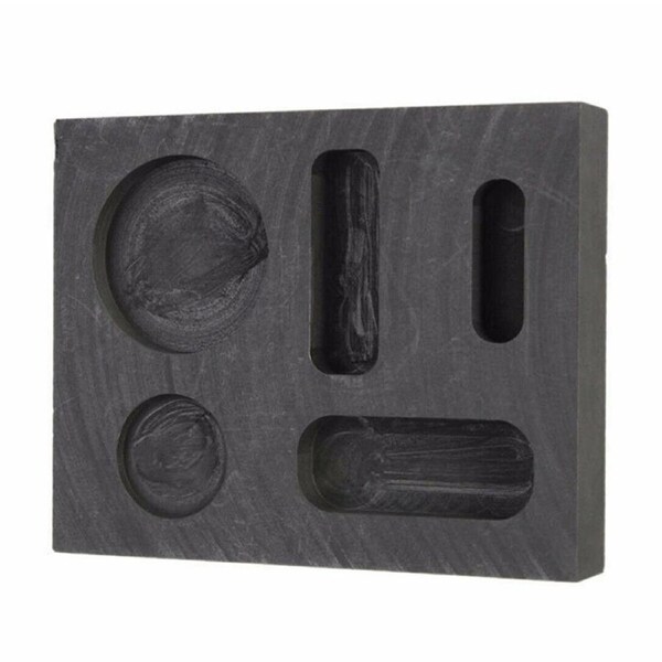 OZNALA Graphite Ingot Mold Gold Silver Copper Mould Crucible Melting Casting Refining