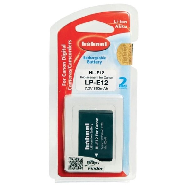 Hahnel LP-E12 850mAh 7.2V HL-E12 Battery for Canon Digital Camera