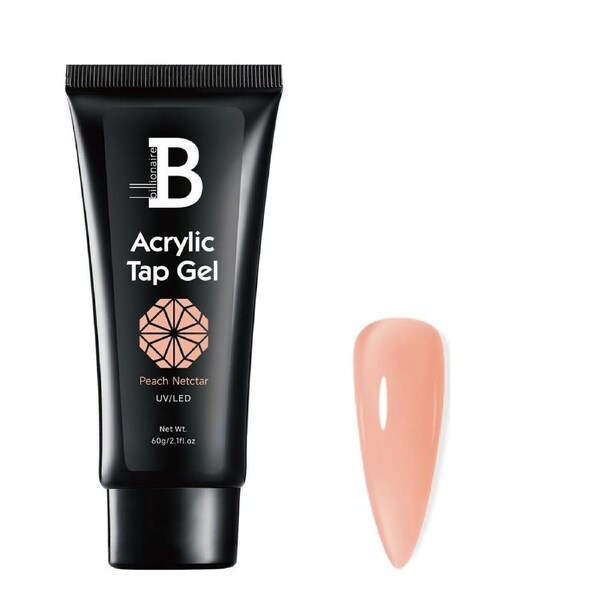Billionaire Acrylic Tap UV LED Builder Poly Gel Nail Polish - 18 Peach Netctar