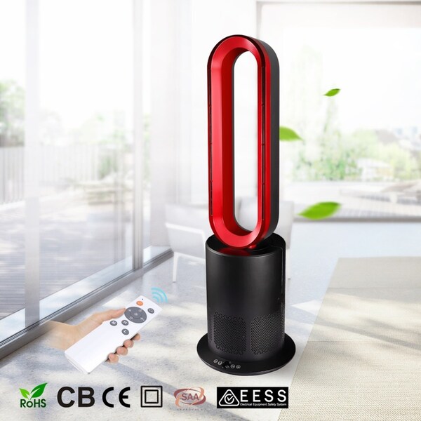 ACA 3IN1 Cool Air Purification Bladeless Fans Heater Remote 9h Timer Home Office