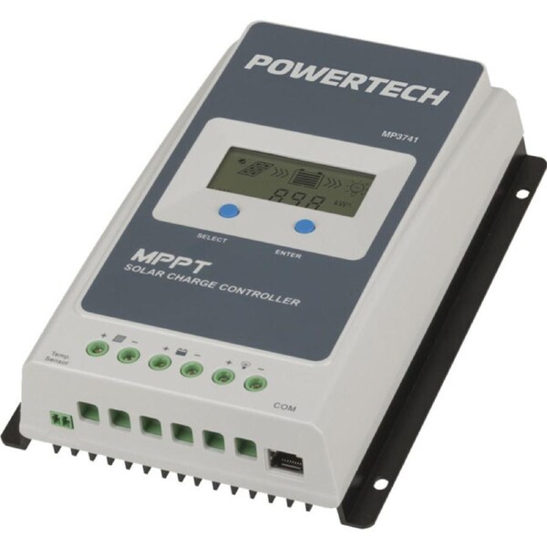 Powertech 12V/24V 20A MPPT Solar Charge Controller for Lithium/SLA Batteries