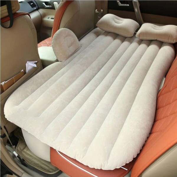 Portable Inflatable Air Seat Mattress Travel Camping SUV Car Back Bed Rest Sleep