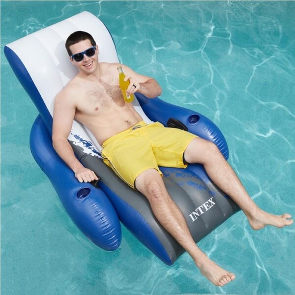 Intex Inflatable Pool Chair Floating Lounge Pool Beach Recliner Float