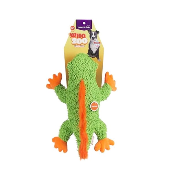 Animal Dog Puppy Soft Plush Toy Who Zoo Iguana Interactive Toy Squeaker 42CM