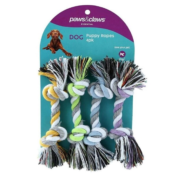 20PCS Pet Chew Rope Puppy Toys Small Dog Chews Bite Training Play Dental Gift