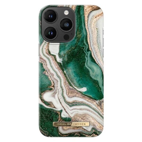 Ideal of Sweden Golden Jade Marble Case (Suits iPhone 14 Pro Max)
