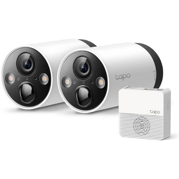 TP-Link Tapo C420S2 Smart Wire-Free Security Camera System, 2-Camera System