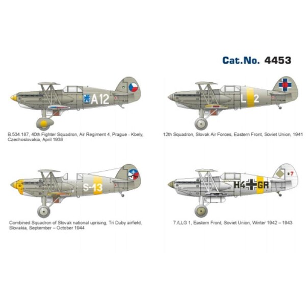Eduard 04453 1/144 Czechoslovak Avia B.534 IV. serie Super44