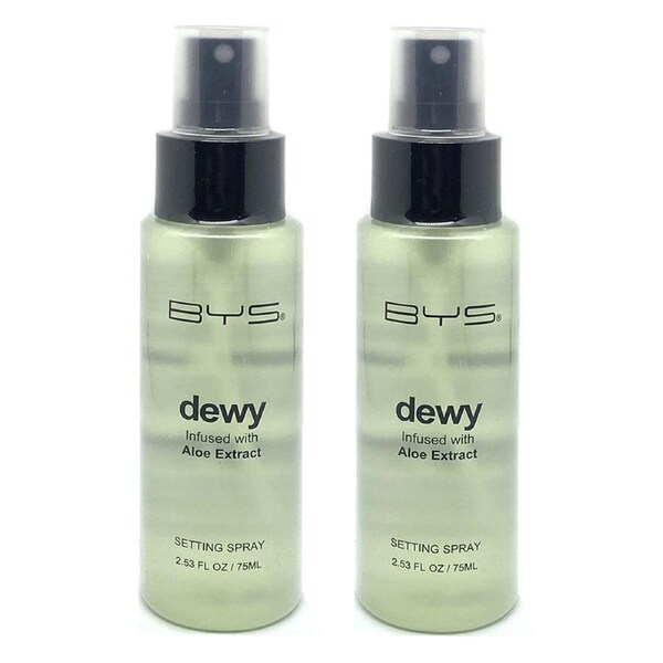 2x BYS Dewy Skin/Makeup 75ml Setting Spray Glow Mist w/ Aloe Extract Cosmetic