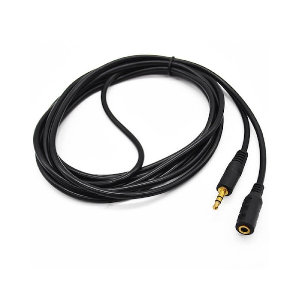 Ozoffer Male To Female 3.5mm AUX Audio MP3 Headphone Stereo Extension Cable Cord 3M
