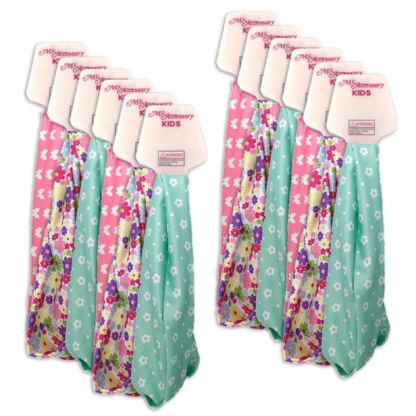 12x My Accessory Kids/Girls Children Hair Styling Headband Pack Twist 15cm Asst