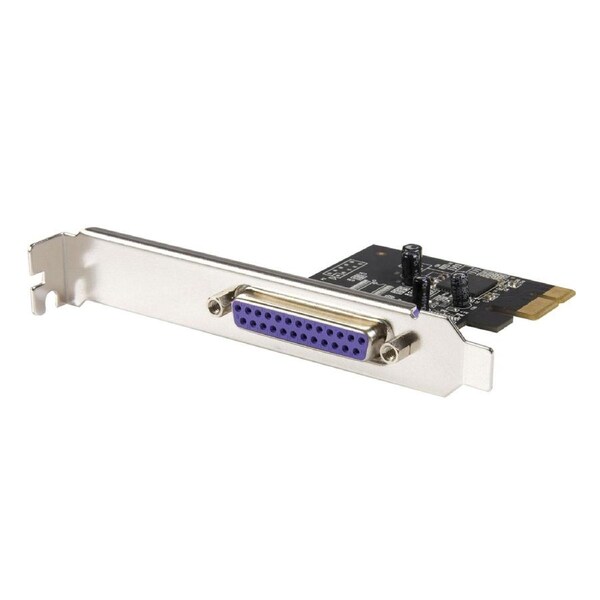 StarTech 1 Port PCI Express/PCIE Dual Profile Parallel Adapter Connector/Card