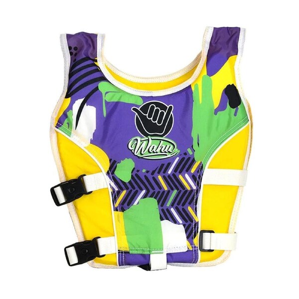 Wahu Swim Children's/Kids Swimming Aid Vest Small 15-25kg Purple/Yellow 2-3yr