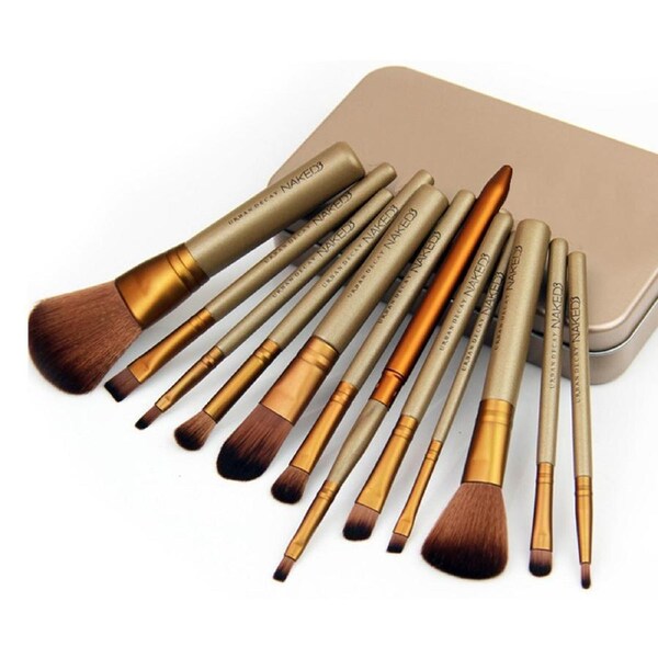 12pcs Makeup Cosmetic Brushes Set Powder Foundation Eyeshadow Lip Brush Tool