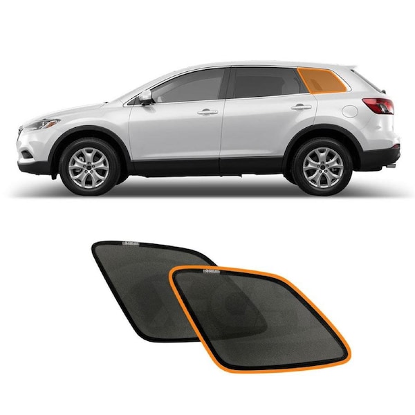 Port Window Sun Shade for Mazda CX-9 CX9 2007-2015 Car Sun Blind Mesh Third Row Window