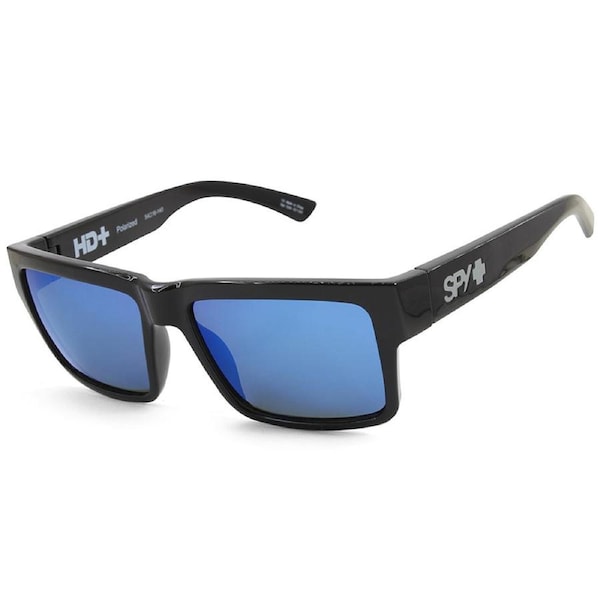 Spy Montana Shiny Black/Blue Spectra Mirror Polarised Unisex Sunglasses