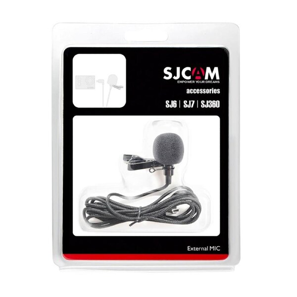 SJCAM External Microphone with Clip for SJ6 SJ7 Action Sports Camera