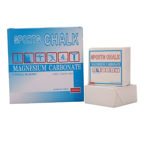 8Pcs Gym Sport Chalk Lifting Weight Gymnastic Climbing Magnesium Carbonate Free