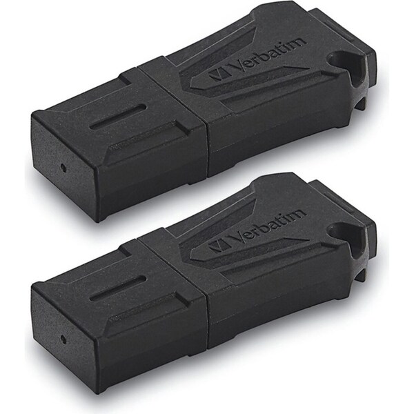 2PK Verbatim ToughMAX USB 2.0 Flash Drive 32GB Storage Stick For Laptop/PC Black