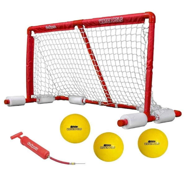 Go Sports Floating Water Polo Goal and Balls
