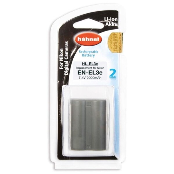 Hahnel EN-EL3e 2000mAh 7.4V HL-EL3E Battery for Nikon Digital Camera