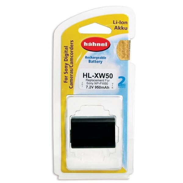 Hahnel NP-FW50 950mAh 7.2V HL-XW50 Battery for Sony Digital Camera