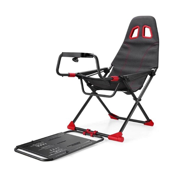 Racing Simulator Wheel Stand Sim Steering Gaming Cockpit Foldable Adjustable Seat Chair Logitech G29 GPRO Thrustmaster T300RS Fanatec MOZA PC Console