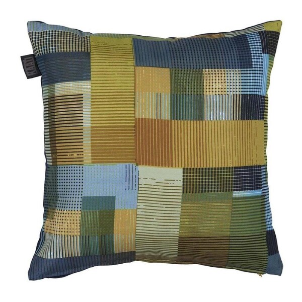 Bedding House Alvi Blue Green Filled Cushion - 43cm x 43cm