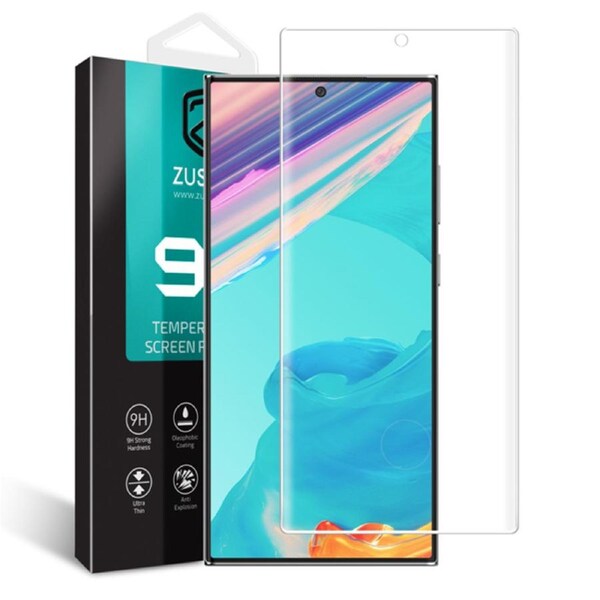 ZUSLAB Galaxy S23 Ultra Screen Protector Tempered Glass 9H Hardness for Samsung (2023) - Clear