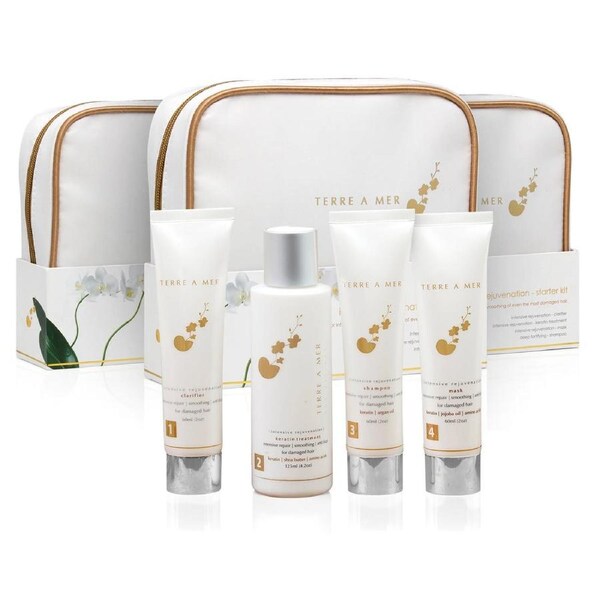 TERRE A MER Premium Keratin Hair Straightening Starter Treatment Kit Brazilian DIY