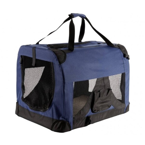Royale Heavy Duty Collapsible Canvas Portable Pet/Cat/Dog Carrier Lrg 70 x 52cm