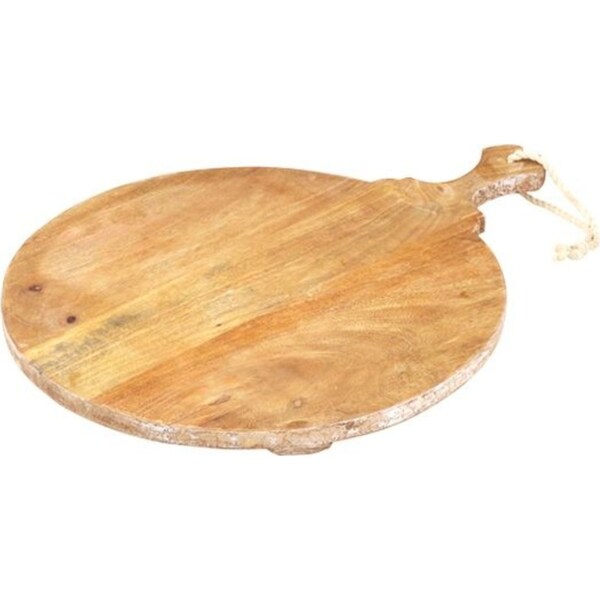 Davis & Waddell 36 x 47 x3.5cm Mango Wood Provence Round Serving Board