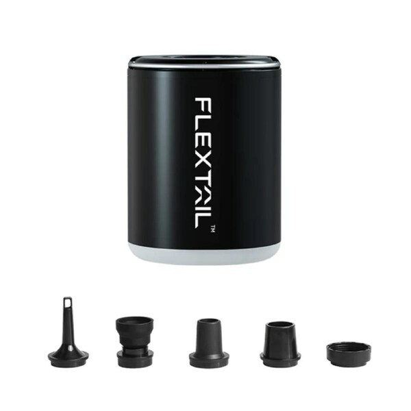 FLEXTAIL Tiny Pump 2X-Ultimate 3-in-1 Outdoor Pump and Camping Lamp - Black