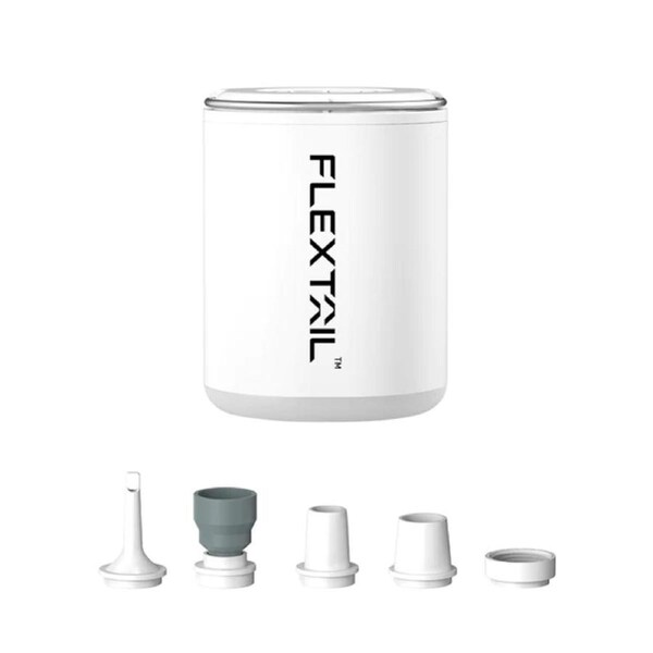 FLEXTAIL Tiny Pump 2X-Ultimate 3-in-1 Outdoor Pump and Camping Lamp - White