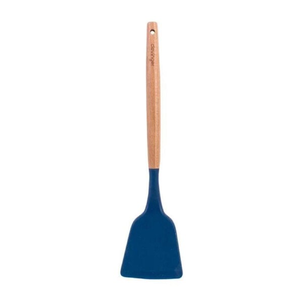 Beechwood & silicone turner navy