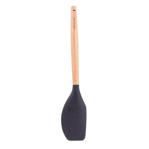 Beechwood & silicone spatula charcoal