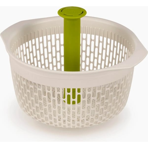 Joseph Joseph Spindola In Sink Salad Spinning Colander - White/Green 20185