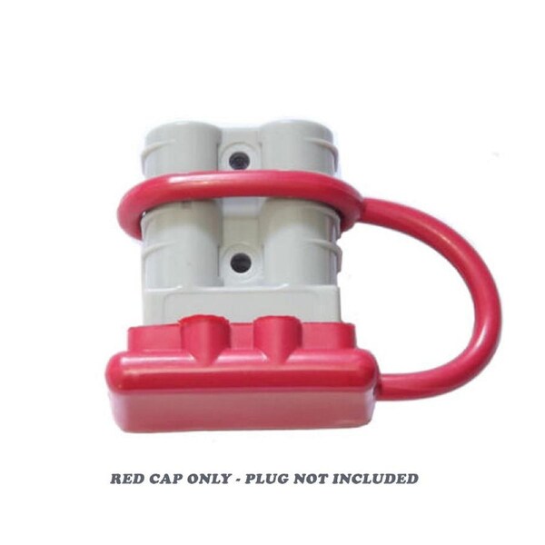 50 Amp Anderson Style Plug Grey+ 2 x Poles + Red Dust Cap
