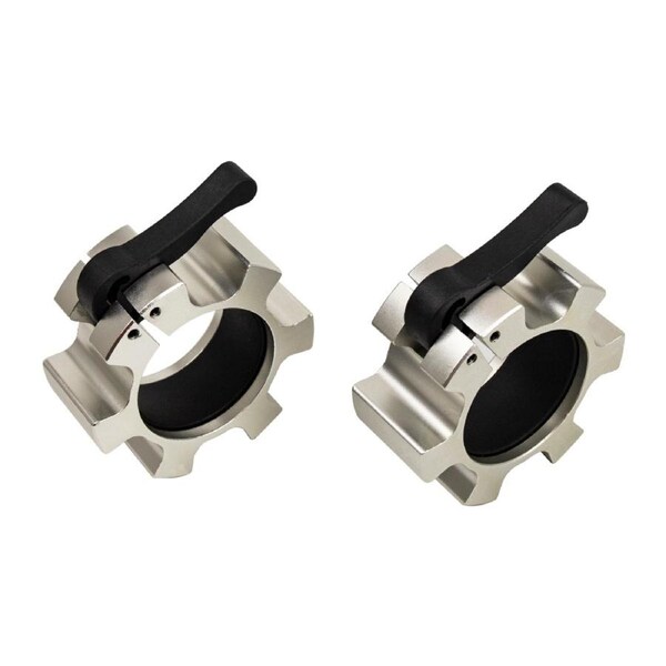 Aluminium Olympic Lock Collars Pair Barbell Clamps Clips Quick