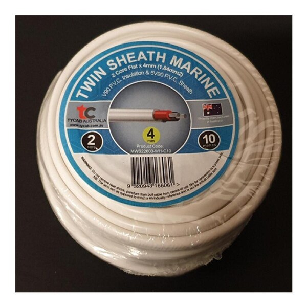 6mm Tinned Dual Core Wire x 10m Automotive and Marine Use