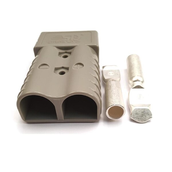 350 amp Anderson Plug Single with Terminals Grey | Woolworths