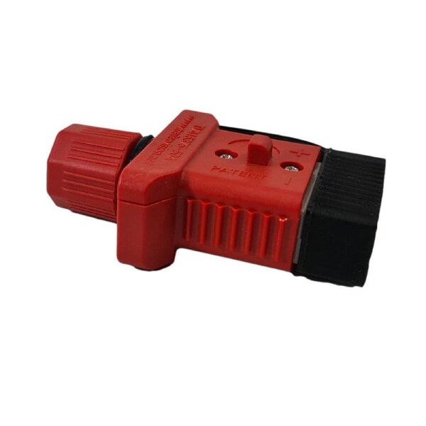 Trailer Vision 50 amp Anderson Plug Cover with Dust Cap Red