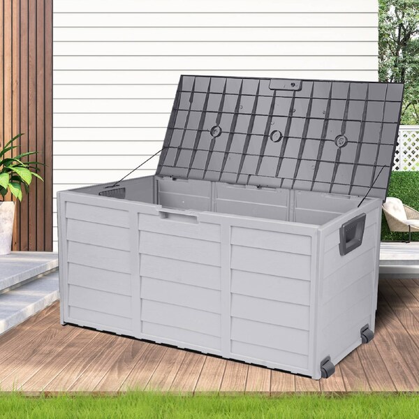Livsip Outdoor Storage Boxes Box 290/310L/490L 290L-Grey