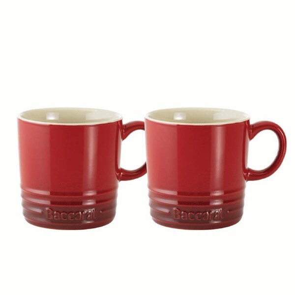 Baccarat Le Connoisseur Set of 2 Espresso Cups 90ml 6X6cm