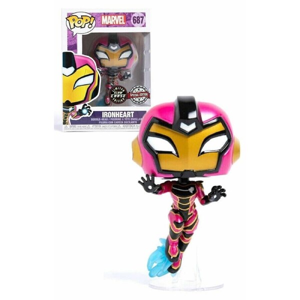 (SW) MARVEL - IRONHEART #687 Funko Pop! VINYL (GLOW CHASE)