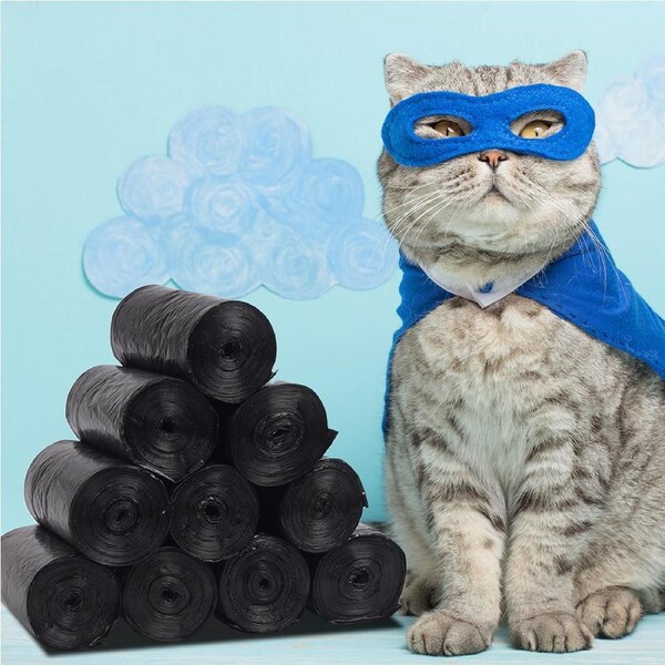 Pawz 10 Rolls Waste Bag Replacement Refill For Pawz Automatic Cat Litter Box