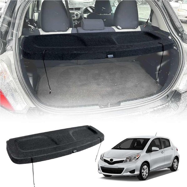 Car Trunk Shade for Toyota Yaris Hatch 2011-2020 Rear Cargo Security Shield Luggage Cover Board Blinder