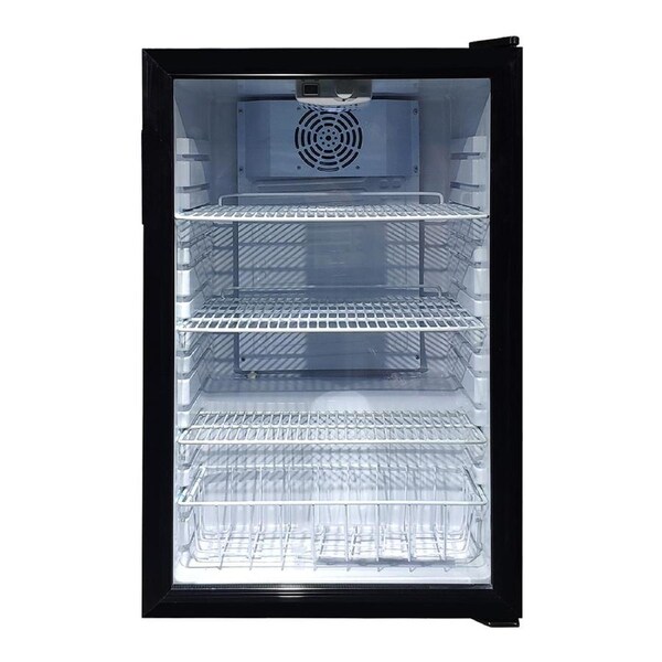 Kolner 130L Mini Bar Fridge Glass Door Beverage Cooler Drinks Refrigerator